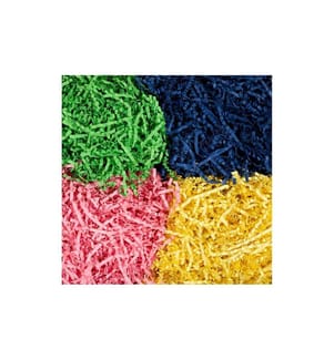 CREATIV COMPANY - Papier-Füllmaterial 25-30 cm x 3 mm, Mehrfarbig