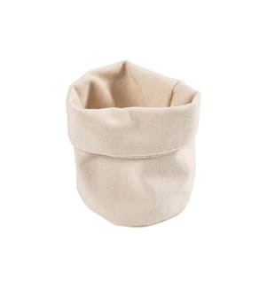 CREATIV COMPANY - Stoff-Bastelset Stoffkörbe 14.5 x 9 cm, Hellnatur, 2 Stück