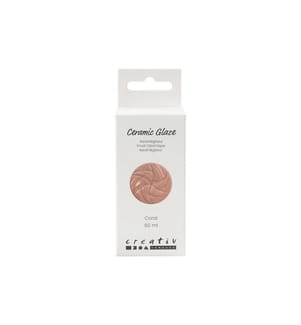 CREATIV COMPANY - Keramikglasur 984 - 1101 °C, 60 ml, Coral