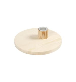 CREATIV COMPANY - Holzartikel Kerzenhalter Ø 16 cm 1 Stück