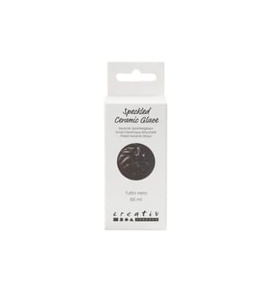 CREATIV COMPANY - Keramikglasur 999 - 1060 °C, 60 ml, Schwarz