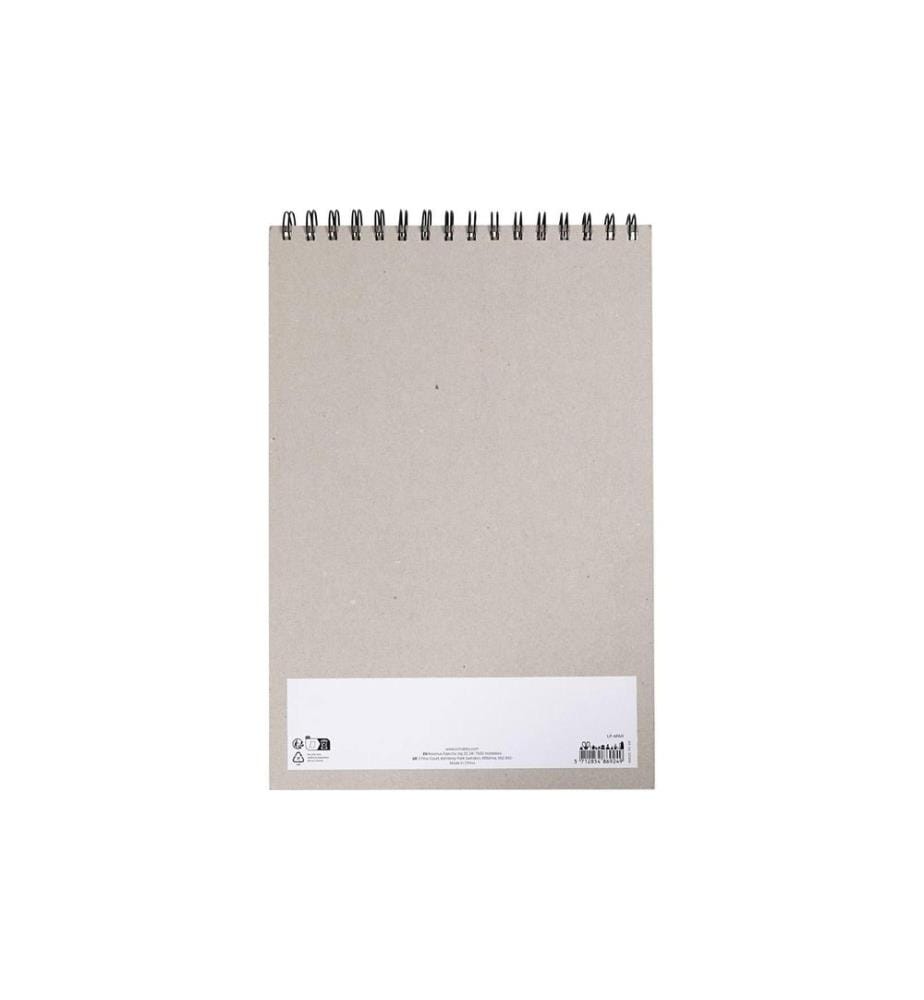 CREATIV COMPANY - Bloc à dessin Pad pour pastels à l'huile A4, blanc, 15 feuilles