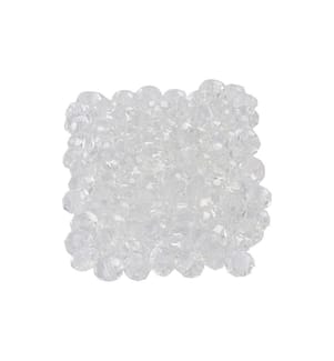 CREATIV COMPANY - Glasschliffperlen 5 mm x 6 mm Transparent
