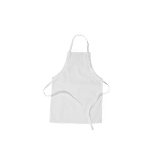 CREATIV COMPANY - Schürze 61 x 43 cm Kinder Baumwolle, Weiss