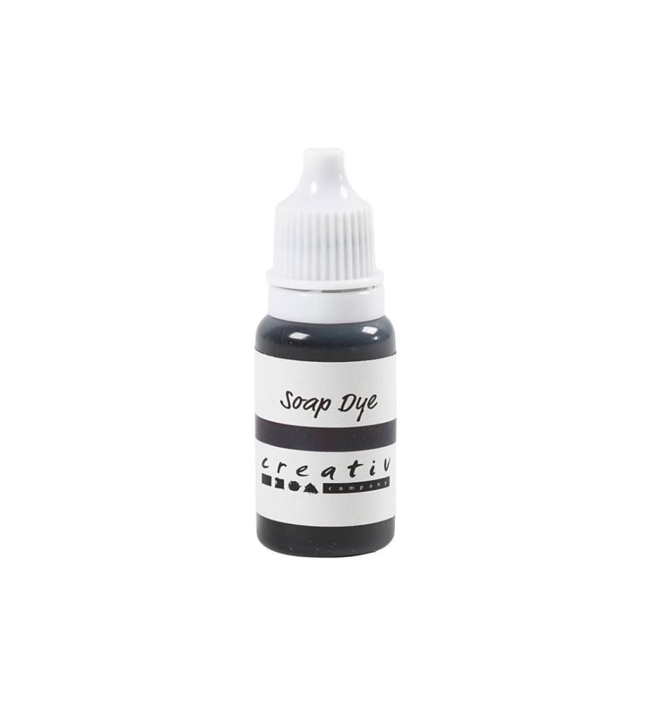 CREATIV COMPANY - Seifenfarbe Schwarz, 10 ml