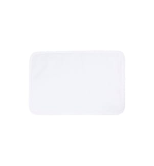 CREATIV COMPANY - Stoff-Bastelset Tischset 30 x 45 cm, Weiss, 10 Stück