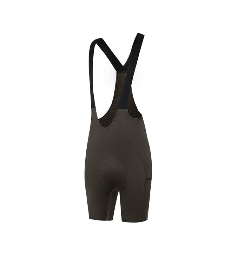 Cuissard Court à bretelles LuZheng avec coussinet Elastic Interface® - Marron