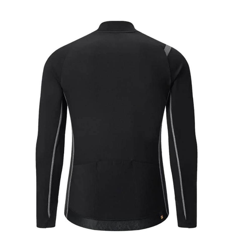 Winddichtes Radsporttrikot 6-16°C - Schwarz