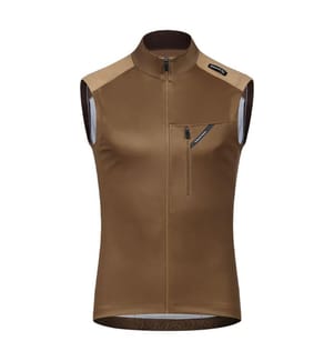 Gilet in pile a vento 6-16°C - Marrone