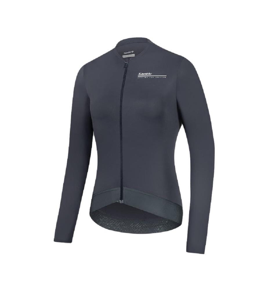 Langarm-Trikot „Qing“ - Grau