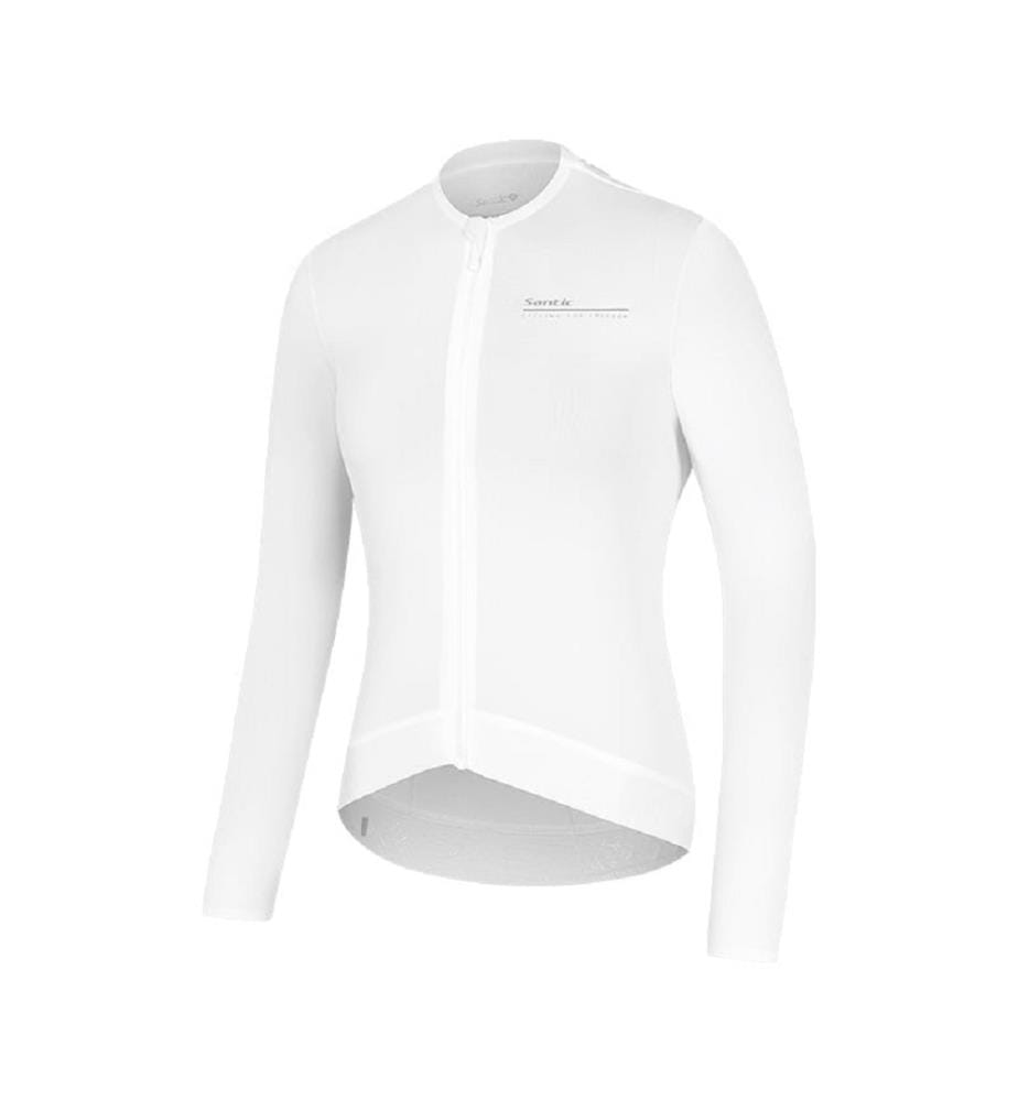 Langarm-Trikot „Qing“ - Weiss