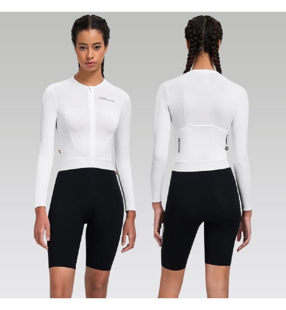 Langarm-Trikot „Qing“ - Weiss