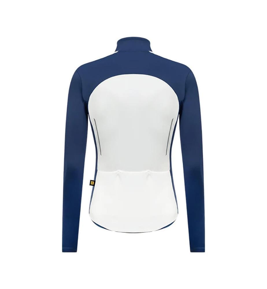 Maglia termica da ciclismo 14-22°C - Bianco e blu
