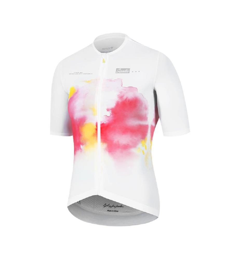 Maglia a maniche corte Qianyan - Bianca