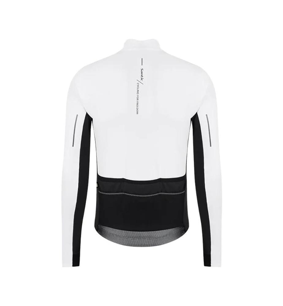 Giacca termica da ciclismo 6-16°C - Bianco