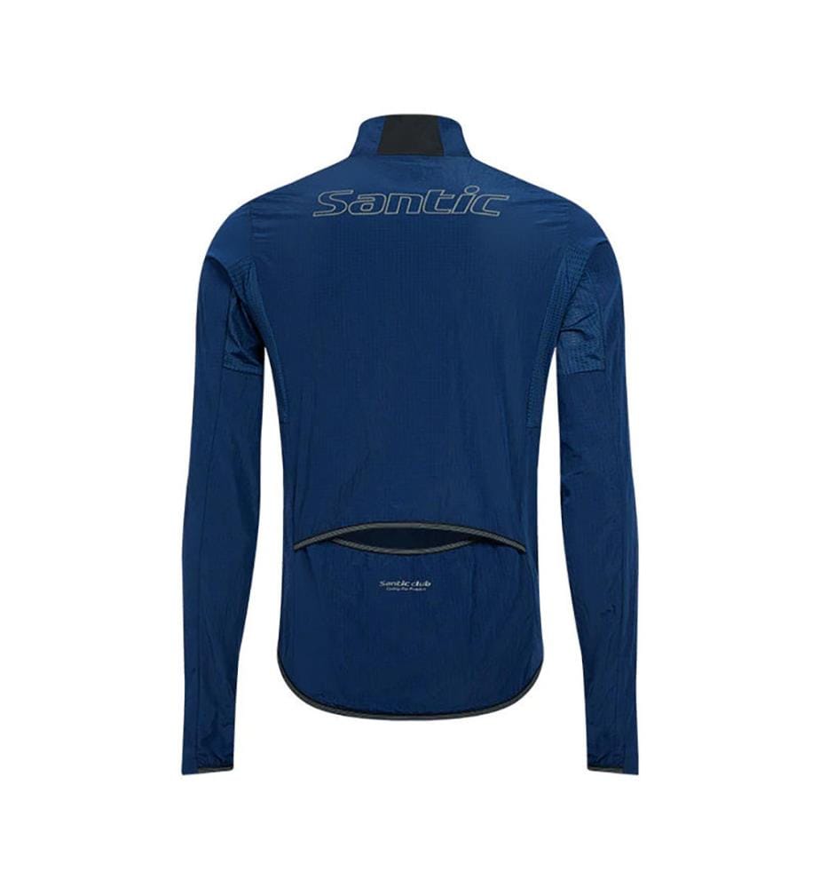 Gilet antivento da ciclismo 20-28°C - Blu