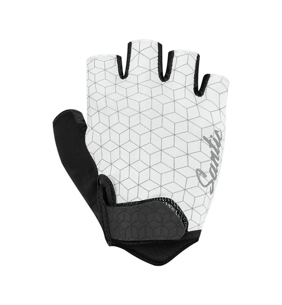 Fingerlose Fahrradhandschuhe - Schwarz und Weiss