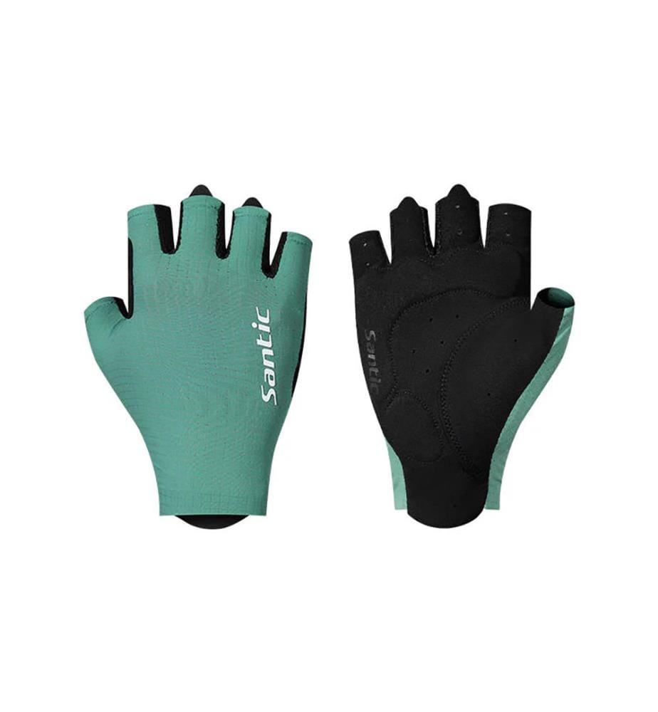 Fingerlose Fahrradhandschuhe 28°C+ - Schwarz und Blau