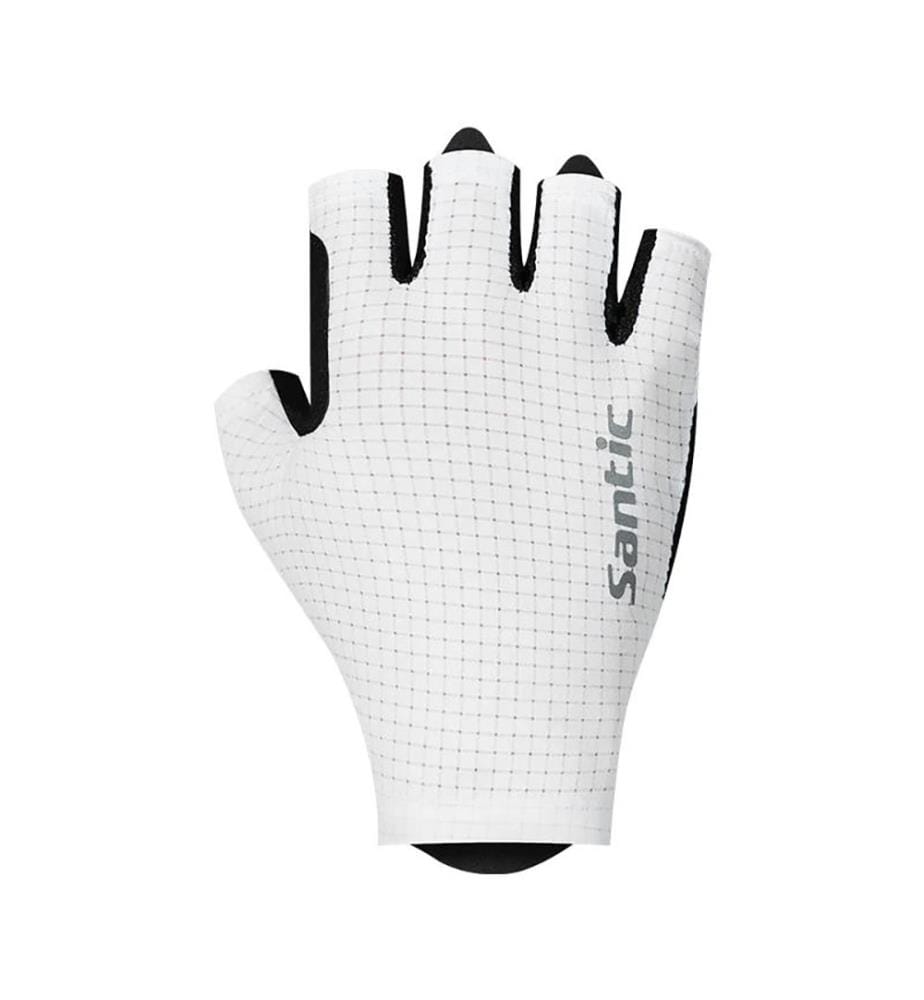 Fingerlose Fahrradhandschuhe 28°C+ - Schwarz und Weiss