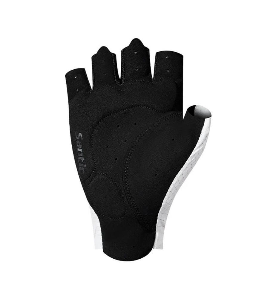 Fingerlose Fahrradhandschuhe 28°C+ - Schwarz und Weiss