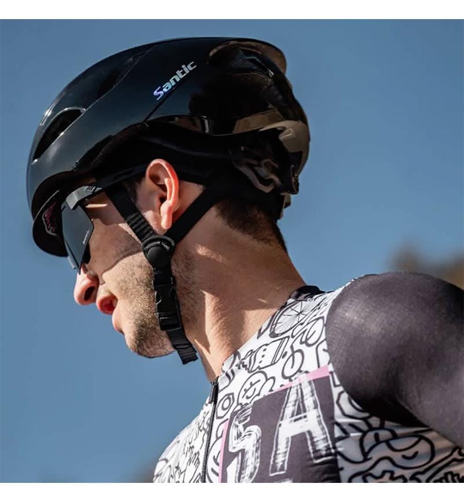 Fahrradkappe Santic Siwi - Schwarz