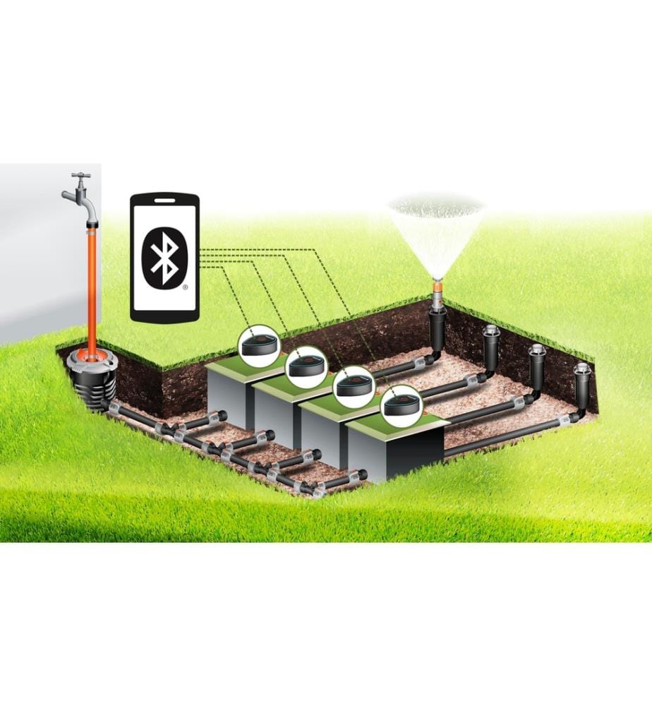 GARDENA - Bloc-vanne 9 V Bluetooth Set