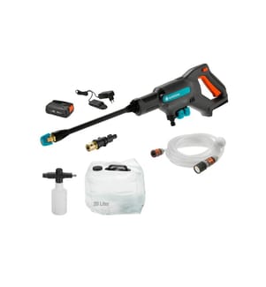 GARDENA - Nettoyeur pression moyenne à batterie AquaClean 24/18 V P4A Premium Set