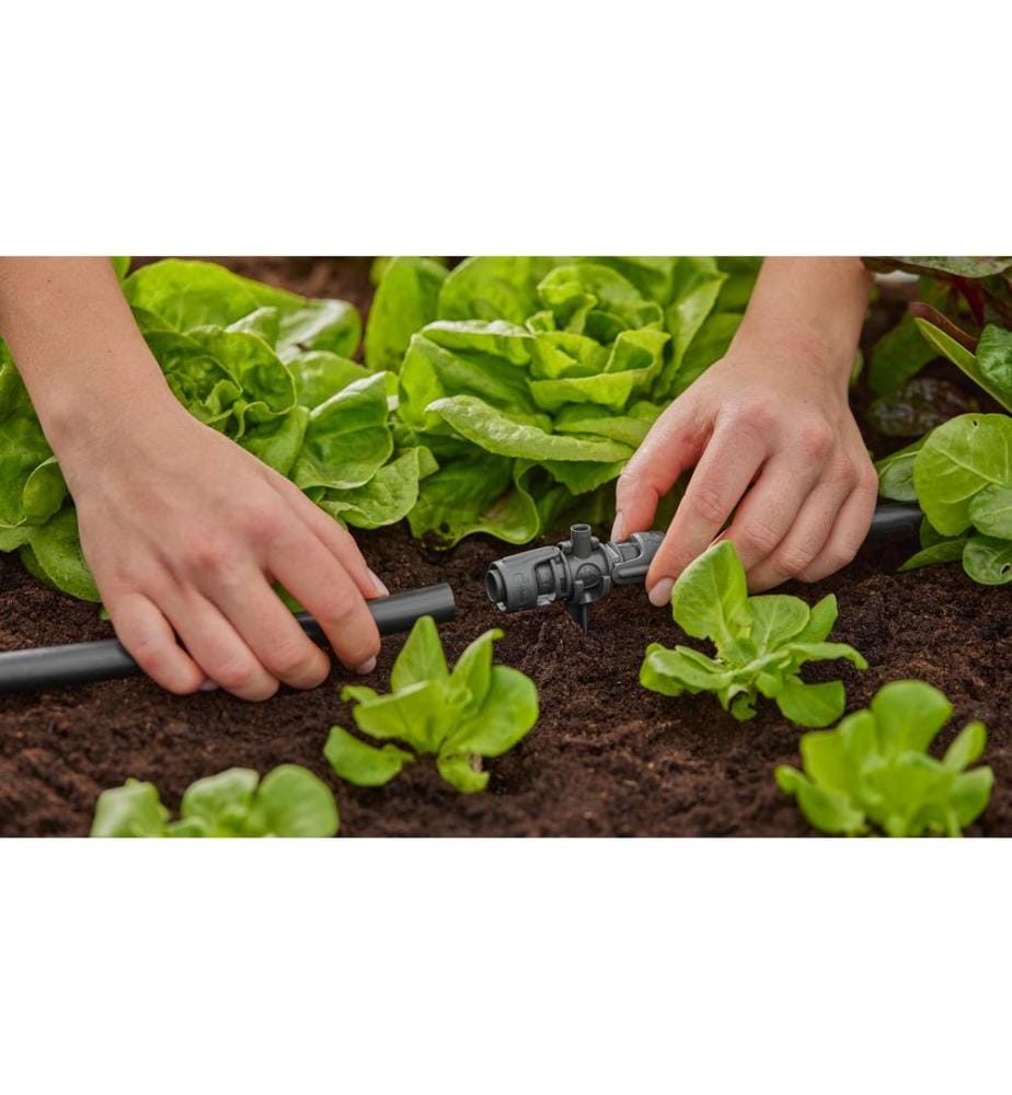 GARDENA - Pièce en T pour buses de pulvérisation du système Micro-Drip 13 mm(1/2) 5 pièces