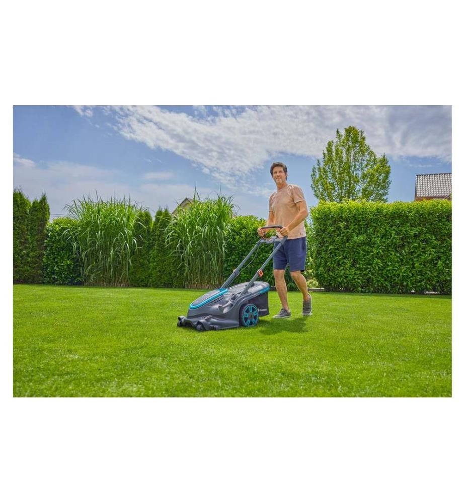 GARDENA Battery Lawn Mower PowerMax Duo Ready-To-Use