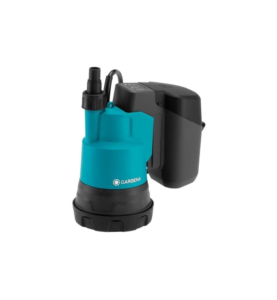 GARDENA Pompe immergée sans fil pour eau claire 2000/2 18 V P4A, Set