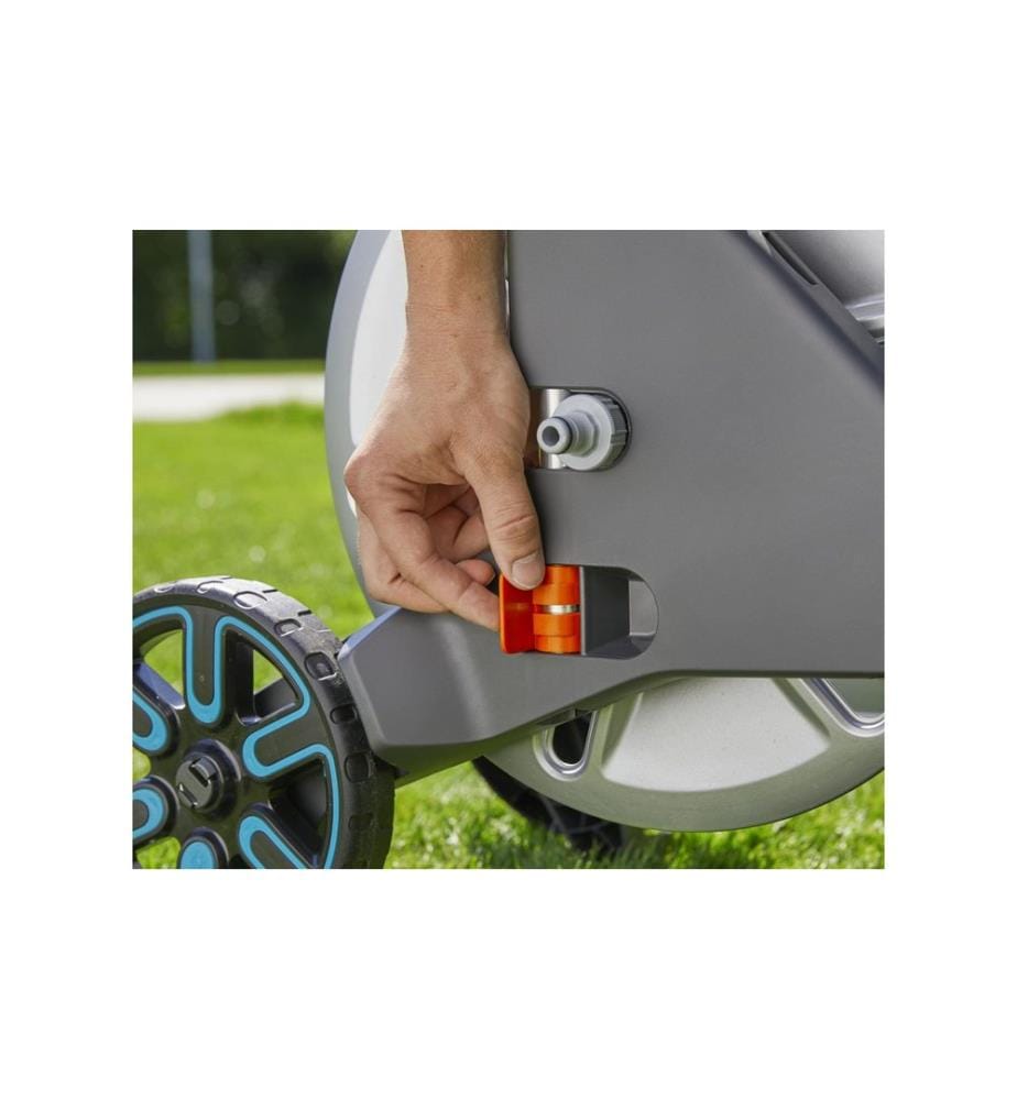 GARDENA Chariot à tuyau en métal AquaRoll M Set 25 m