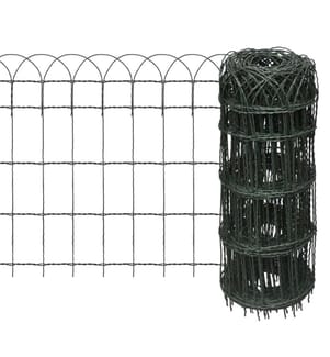 Beetzaun Pulverbeschichtetes Eisen 25×0,65 m