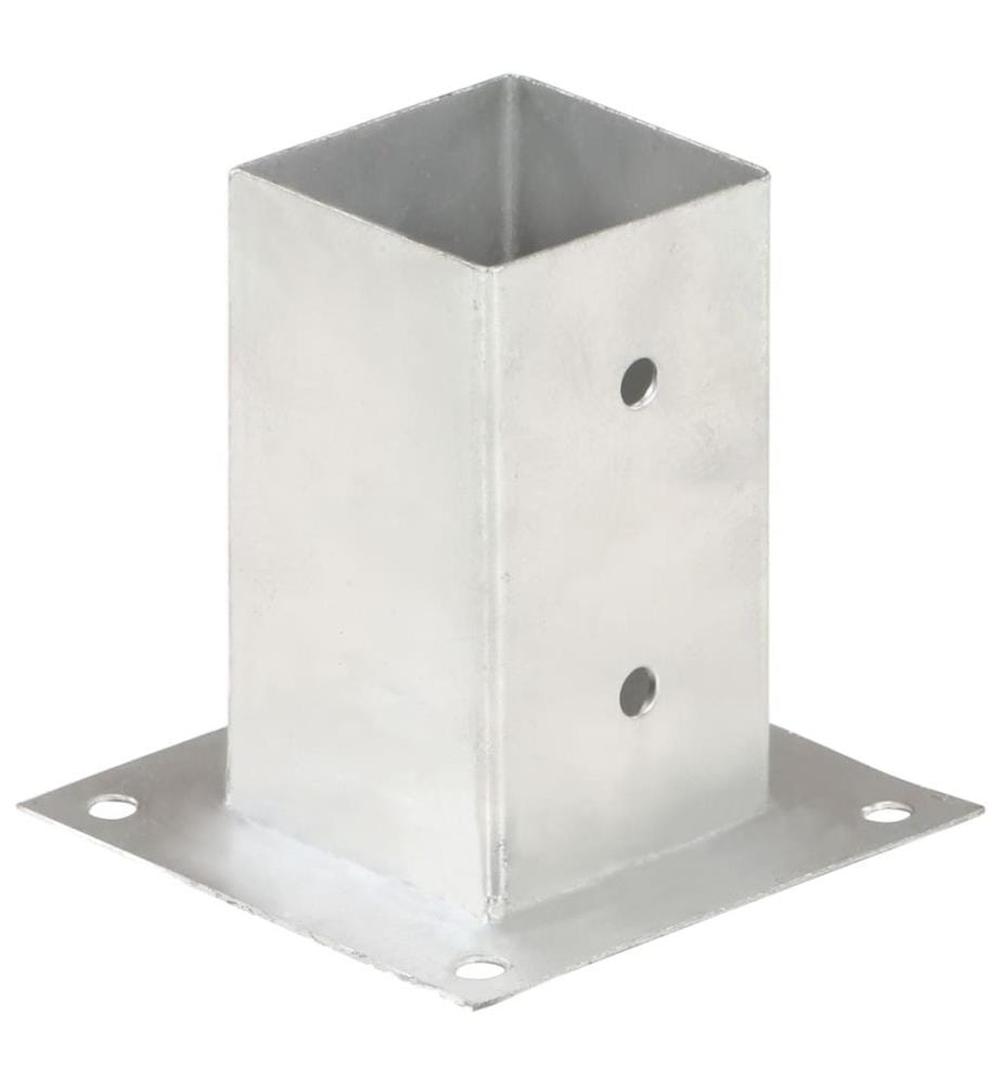 Pfostenanker 4 Stk. Verzinktes Metall 81 mm