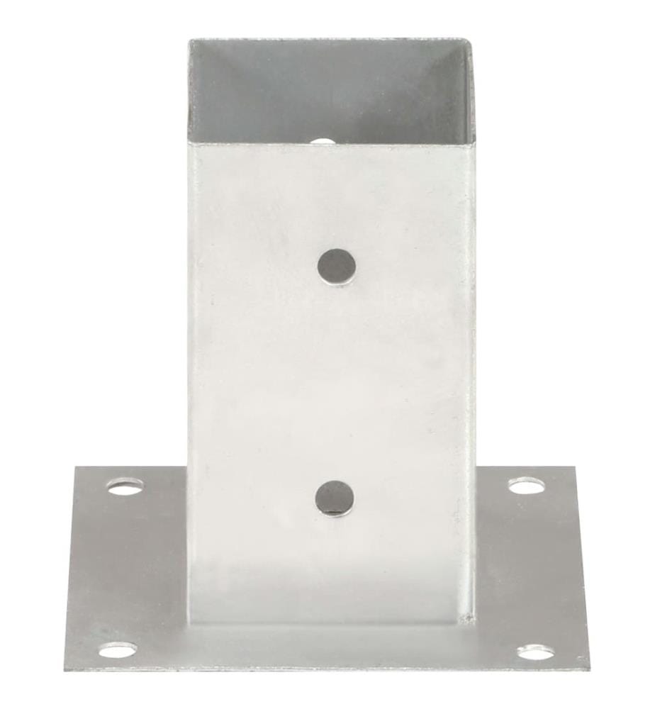 Pfostenanker 4 Stk. Verzinktes Metall 81 mm