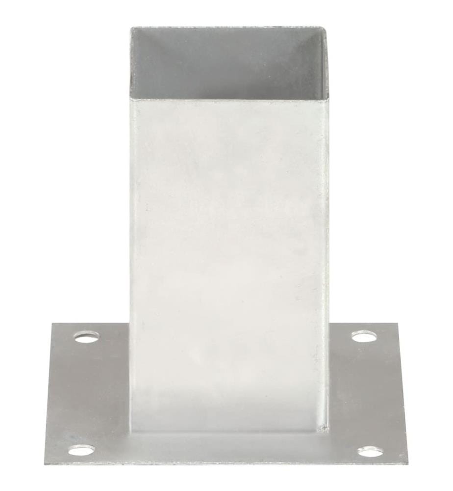 Pfostenanker 4 Stk. Verzinktes Metall 81 mm