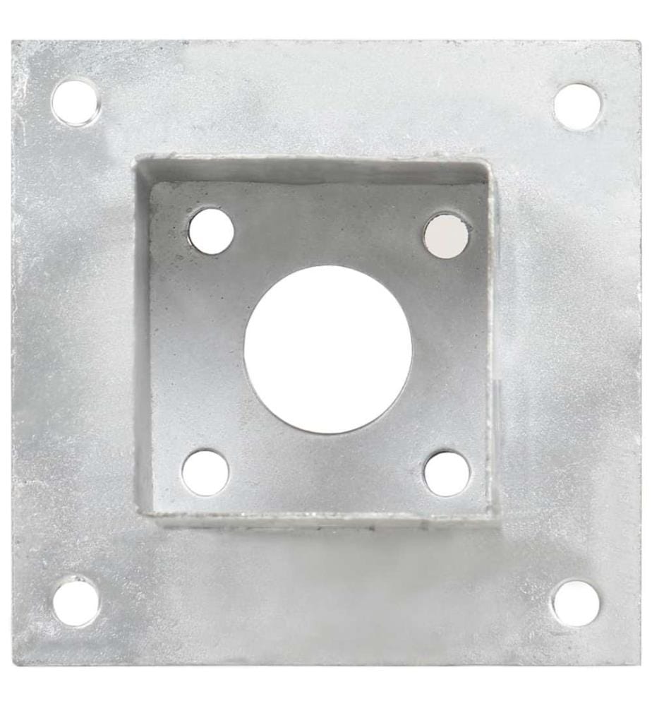 Pfostenanker 4 Stk. Verzinktes Metall 81 mm