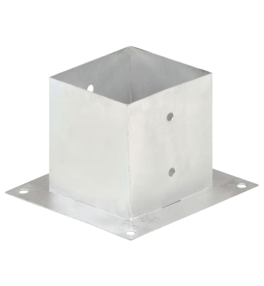 Pfostenanker 4 Stk. Verzinktes Metall 141 mm