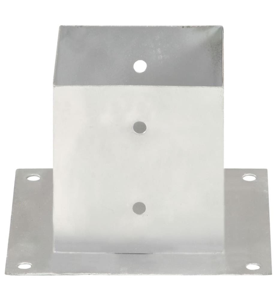 Pfostenanker 4 Stk. Verzinktes Metall 141 mm