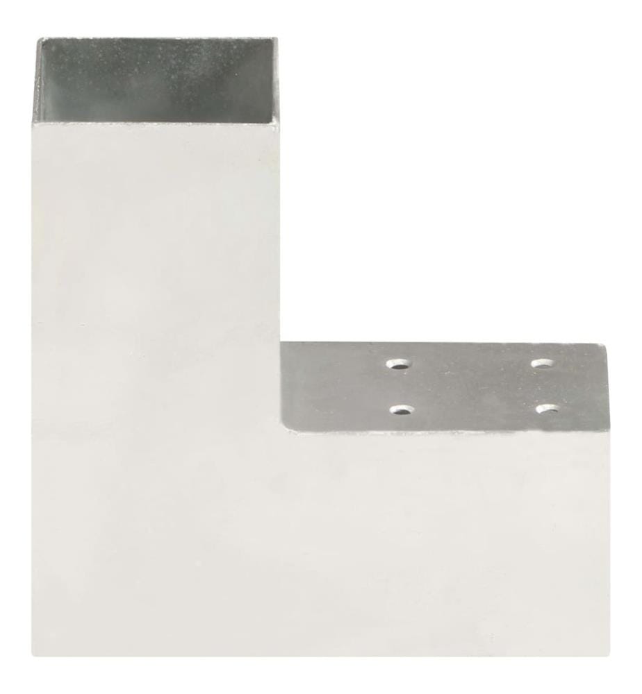 Pfostenverbinder 4 Stk. L-Form Verzinktes Metall 71 x 71 mm