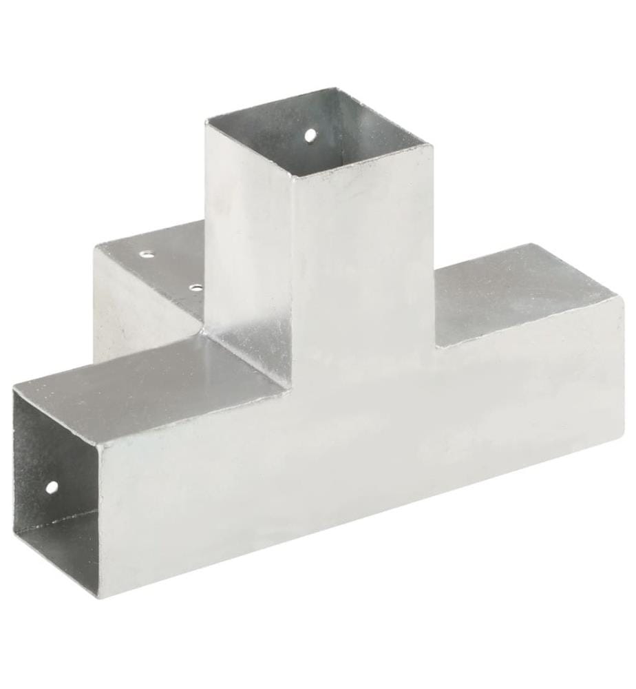 Pfostenverbinder 4 Stk. X-Form Verzinktes Metall 71 x 71 mm