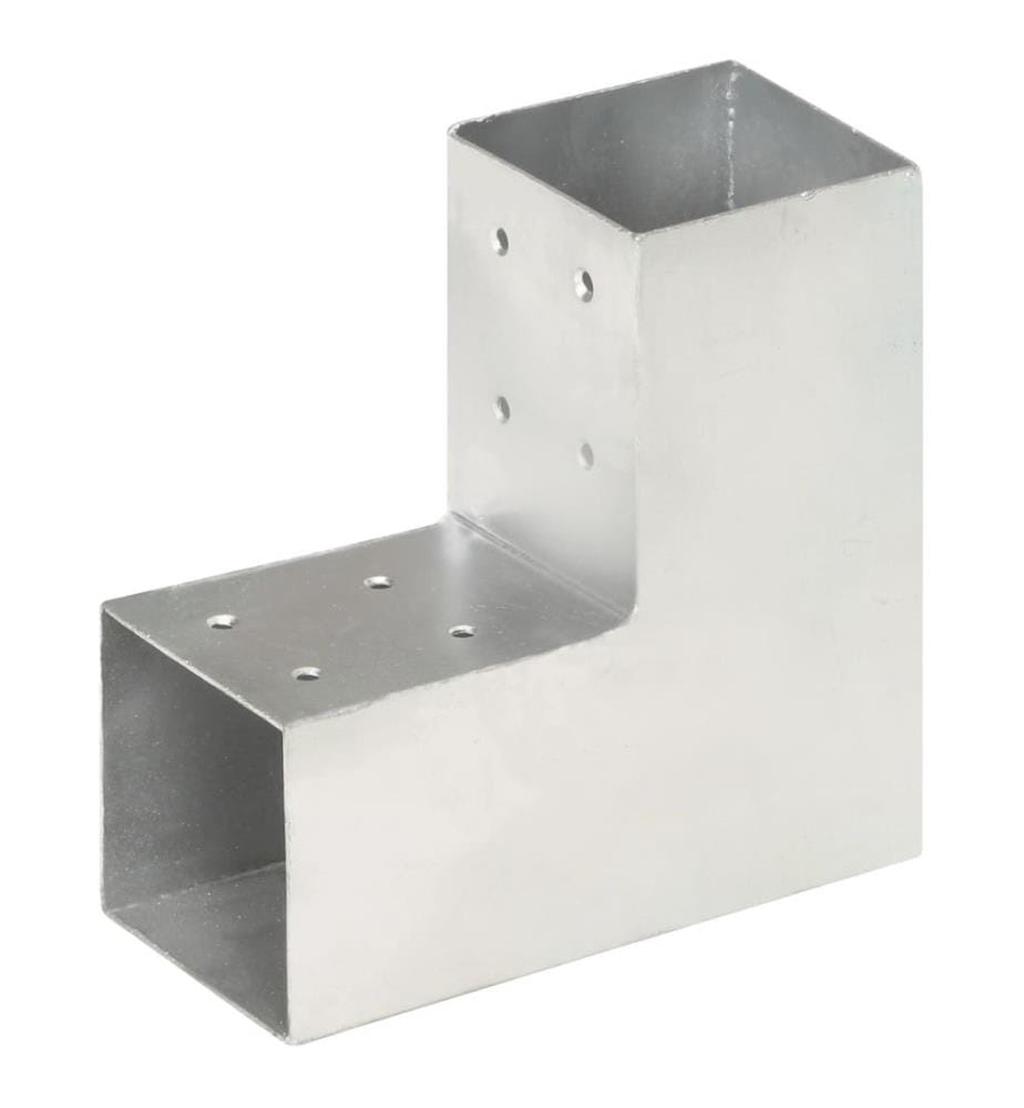 Pfostenverbinder 4 Stk. L-Form Verzinktes Metall 81 x 81 mm