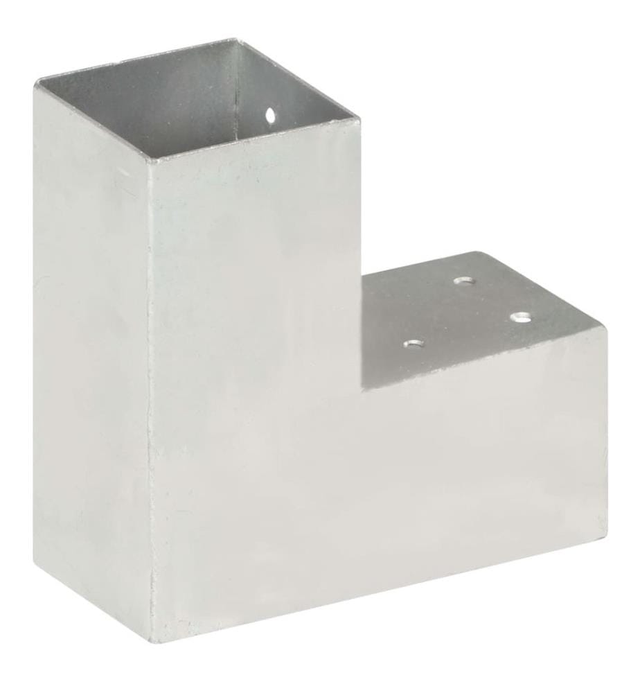 Pfostenverbinder 4 Stk. L-Form Verzinktes Metall 81 x 81 mm