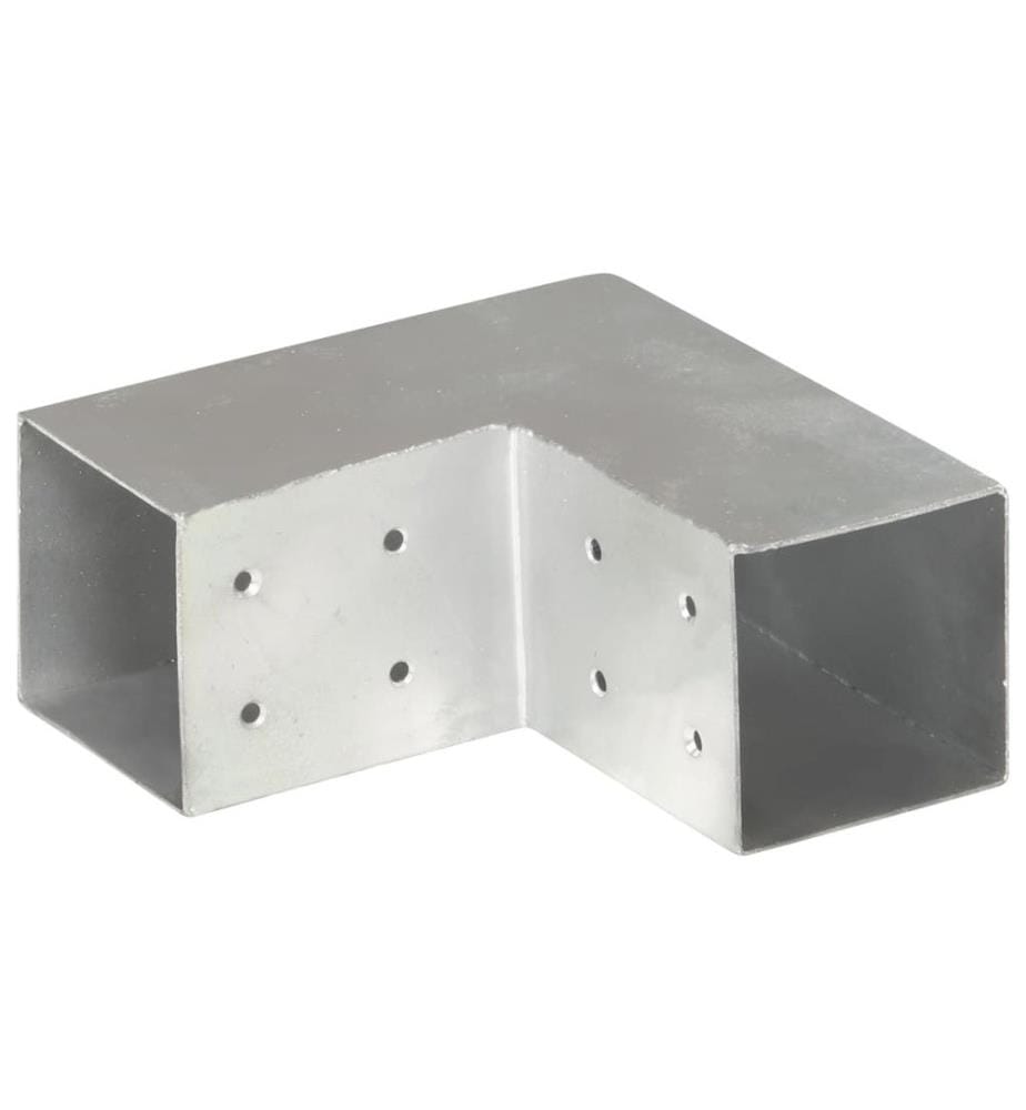 Pfostenverbinder 4 Stk. L-Form Verzinktes Metall 81 x 81 mm
