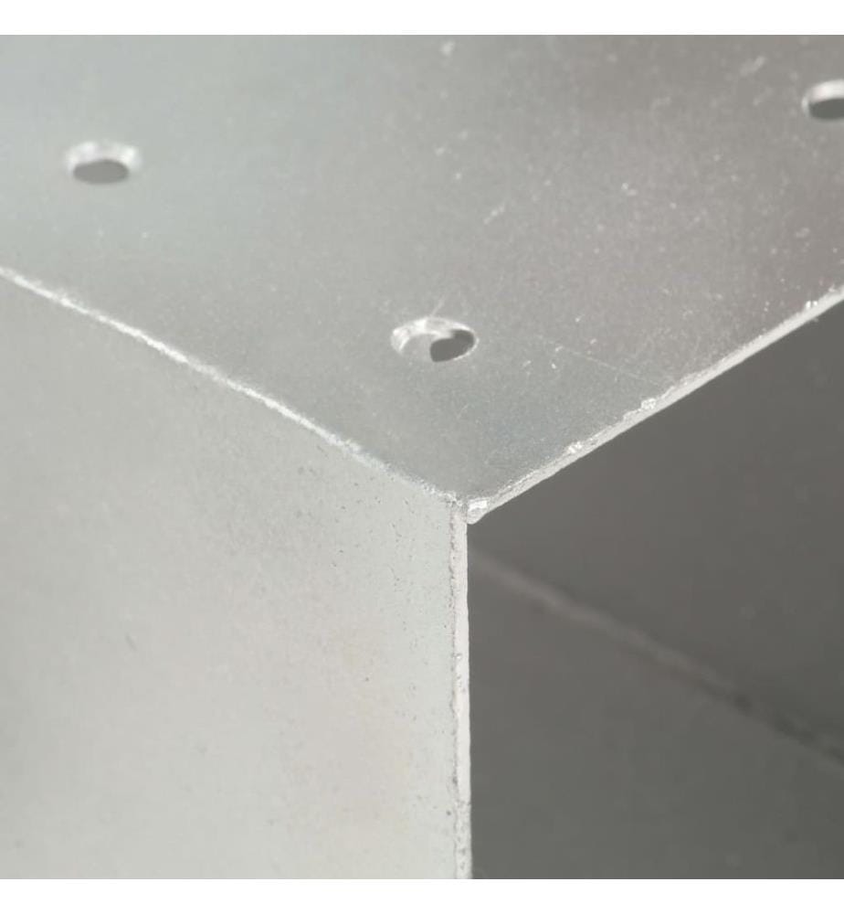 Pfostenverbinder 4 Stk. Y-Form Verzinktes Metall 81 x 81 mm