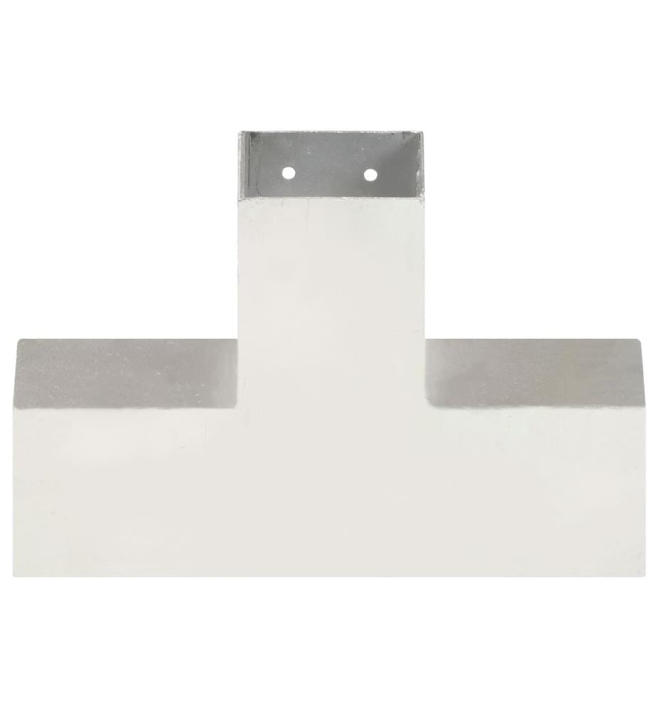 Pfostenverbinder 4 Stk. X-Form Verzinktes Metall 81 x 81 mm