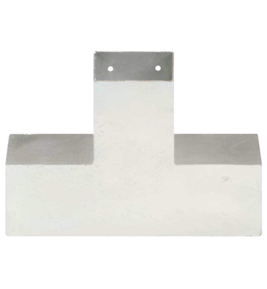 Pfostenverbinder 4 Stk. X-Form Verzinktes Metall 91 x 91 mm