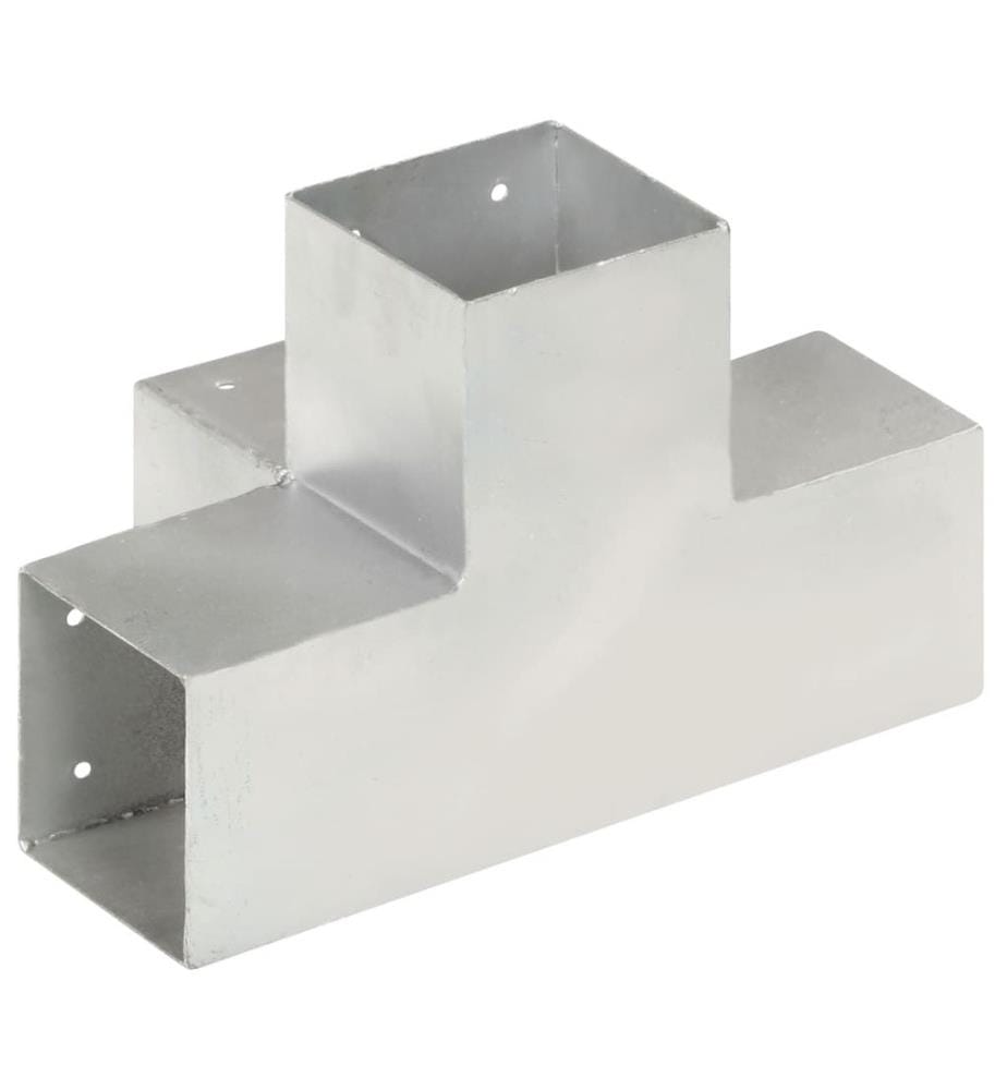 Pfostenverbinder 4 Stk. X-Form Verzinktes Metall 101 x 101 mm