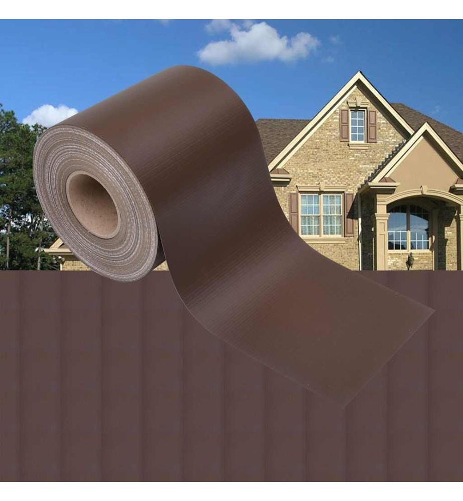 Écran d'intimité de jardin PVC 70x0,19 m Marron