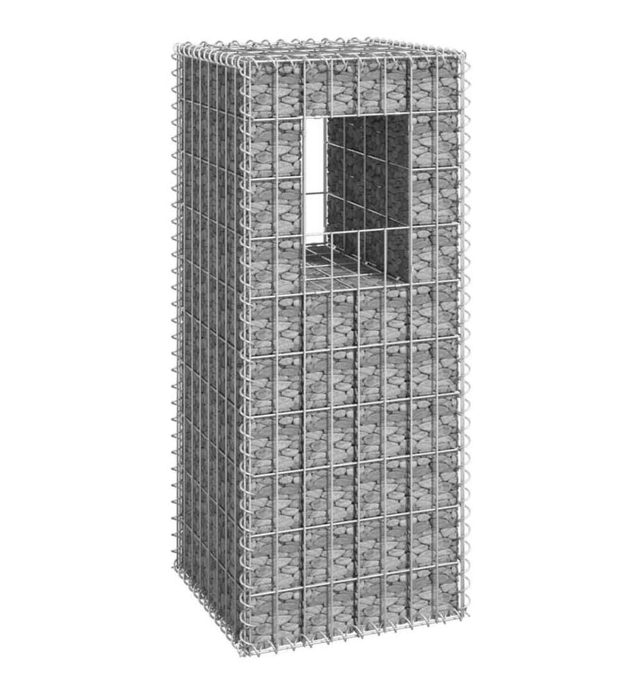 Gabionensäule 40x40x100 cm Eisen