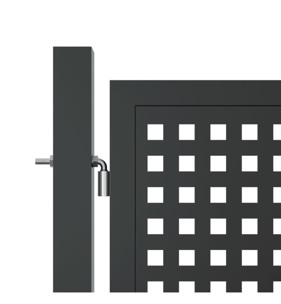 Gartentor Anthrazit 300x150 cm Stahl
